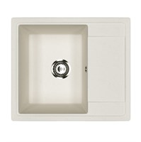 {{photo.Alt || photo.Description || 'Мойкa ML-GMU05 УЛЬТРА с крылом, белый камень, 575*495 мм (глуб. чаши 190)'}}