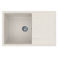 {{photo.Alt || photo.Description || 'Мойкa ML-GMU07 УЛЬТРА с крылом, белый камень, 735*475 мм (глуб. чаши 175)'}}