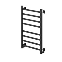 Полотенцесушитель MIXLINE TRIUMPH  80х50 (таймер, 415 Вт, 8 перекладин) электрический ЧЕРНЫЙ 556382