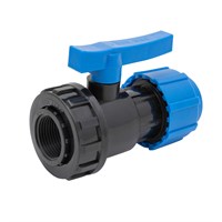 Кран шаровой обжим - вн. 40 - 1