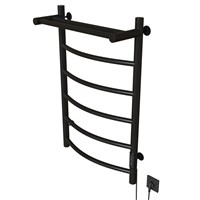 {{photo.Alt || photo.Description || 'Полотенцесушитель MIXLINE CAPELLA  80х50 (таймер, 336Вт, 5 перекладин + ПОЛКА) электрический ЧЕРНЫЙ'}}