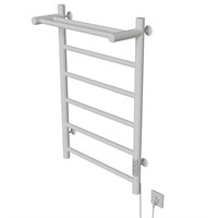 {{photo.Alt || photo.Description || 'Полотенцесушитель MIXLINE VEGA  80х50 (таймер, 318Вт, 5 перекладин + ПОЛКА) электрический БЕЛЫЙ'}}