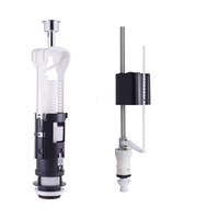 Арматура к смыв. бачку Кноп. URAL I+UNI BOTTOM хром 1/2 ниж/подв. пласт. 216445 OLI (Россия) 557360