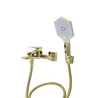 Смеситель для ванны 30к HB60726-5 HAIBA ЗОЛОТОЙ 557411