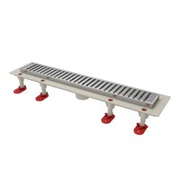 {{photo.Alt || photo.Description || 'Трап линейный ТП-50.1D-700 решетка и рамка из нерж. стали "Полосы" с верт. выходом D50 мм'}}