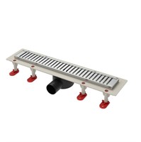 {{photo.Alt || photo.Description || 'Трап линейный ТП-55.1D-700 решетка и рамка из нерж. стали, с гориз. выходом D50 мм'}}