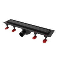 {{photo.Alt || photo.Description || 'Трап линейный ТП-55C-500 решетка из нерж. стали с гориз. выходом D50 мм, рамка из пластика ЧЕРНЫЙ'}}