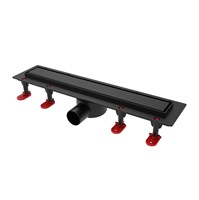 {{photo.Alt || photo.Description || 'Трап линейный ТП-55C-700 решетка из нерж. стали с гориз. выходом D50 мм, рамка из пластика ЧЕРНЫЙ'}}