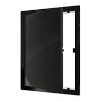 Люк ревизионный пластиковый нажимной  172*222 с  фланцем 150*200  L1520N Black EVECS 557509