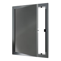 Люк ревизионный пластиковый нажимной  172*222 с  фланцем 150*200 L1520N Gray EVECS 557511