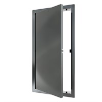 Люк ревизионный пластиковый нажимной  172*322 с  фланцем 150*300  L1530N Gray EVECS 557514