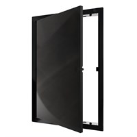 Люк ревизионный пластиковый нажимной  223*323 с  фланцем 200*300  L2030N Black EVECS 557517