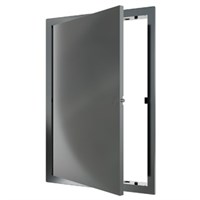 Люк ревизионный пластиковый нажимной  223*323 с  фланцем 200*300  L2030N Gray EVECS 557518