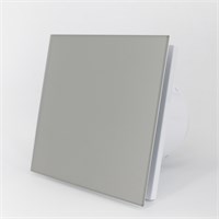 Панель для вентилятора AEON 179x179 D100/125 стекло матовое Silver clear серебристое DICITI 557588