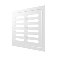 Решетка вент. 200*200 2020MER White окрашенная  сталь,  регулируемая ERA 557539