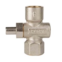 Кран кнопочный 1/2'' ВР для манометров ЭКОМЕРА 557566