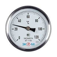 {{photo.Alt || photo.Description || 'Термометр 63х1/2'' 120С БТ-1-63 шток 60мм (осевое подкл.,корпус алюминий) ЭКОМЕРА'}}