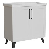 {{photo.Alt || photo.Description || 'Тумба д/ванной "РИФ-80" 2 створки  белый под рак."Fest- 80"  мебельный (Sanita Luxe)(ПВХ)'}}