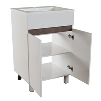 {{photo.Alt || photo.Description || 'Тумба д/ванной "БРИКС-50" 2 ст.белый/дуб вотан под рак."Breeze 50"меб. (Sanita Luxe)(ПВХ) (разбор)'}}