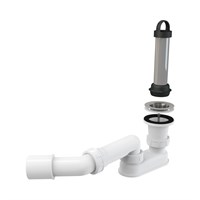 Комплект выпускной с гидрозатвором и коленом белый 880933