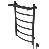 {{photo.Alt || photo.Description || 'Полотенцесушитель MIXLINE CAPELLA  80х50 (таймер, 336Вт, 5 перекладин + ПОЛКА) электрический ГРАФИТ'}}