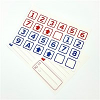 Комплект маркировочных наклеек 