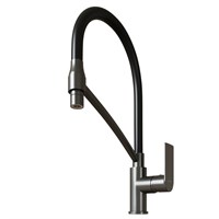 {{photo.Alt || photo.Description || 'Смеситель для кухни 35k MIXLINE ML33-108GR"City Graphite" гибкий излив с фикс.бок.ручка б/отв ГРАФИТ'}}