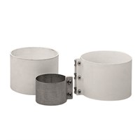 Комплект соединительный (3 предм.) коаксиального дымохода Baxi 886216