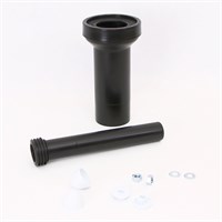 Комплект соединительный L=304 мм, вх/вых=45/59 мм с манж., бел. заглушки, труба L=265 мм, 90 мм 863666