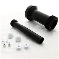 Комплект соединительный L=304 мм, вх/вых=45/59 мм с манж., бел. заглушки, труба L=265 мм, 90/110 мм 861568