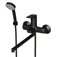 {{photo.Alt || photo.Description || 'Смеситель для ванны и раковины 35k MIXLINE МЛ14-02 (ML14-02BL) ЧЕРНЫЙ'}}