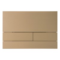 Кнопка смыва WAVE SS07AV, ЗОЛОТО МАТОВОЕ, прямоугольная, НЕРЖ, для МEХАНИКИ 557078