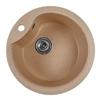 {{photo.Alt || photo.Description || 'Мойкa ML-GMS101 СТАНДАРТ круглая, песочный (302), 480 мм (глуб. чаши 190)'}}