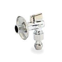 Кран 10х1/2' шаровой с фильтром с шарнирным соединением для смесителя с трубками 880288