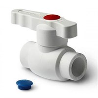 Кран 20 шаровой Stndart серый, ручка 862359