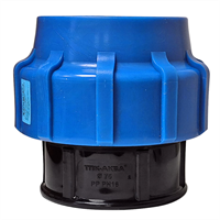 Заглушка цанговая ПЭ 75 (обж.) ТПК-АКВА 558491