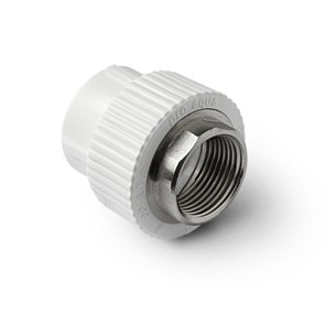 Муфта комбинированная под ключ ВР 40 x 1.1/4 Серая PP-R 869660