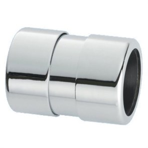 Муфта латунная компрессионная Ду=32ммхДу=32мм; цвет-хром 874542