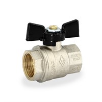 Кран ВВ 1' бабочка OREGON серия 302 полный проход 863590