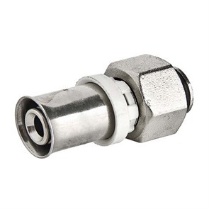 Муфта пресс-В 16х1/2'с накидной гайкой, прокладка O-ring, оловянное покрытие 864143