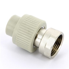 Муфта сварка-В  20х1' с накидной гайкой и вварным латунным патрубком 882200