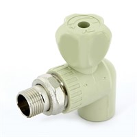 Кран для радиаторов угловой сварка-Н 20x1/2