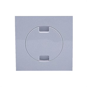 Насадка сливная (L150ммх150мм, пластик) с декоративной заглушкой и решёткой; цвет-белый. Для изделий 860118