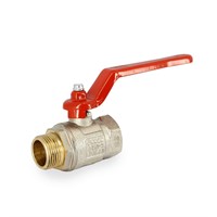 Кран НВ 3/4' красная ручка IDEAL 856964