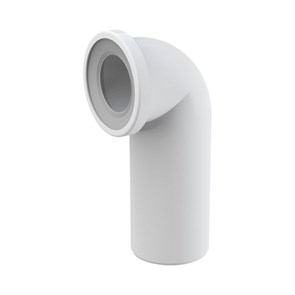 Отвoд Alcaplast (соед. патрубок) 90' с манжет. уплотнением, D=110 мм, пластик 869922