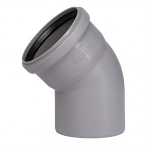 Отвод 50 х 45' белый, HTBw 859960