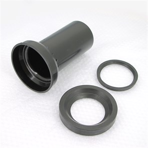 Отвод L=200 мм, d110 х 90 мм для подвесного унитаза 863816