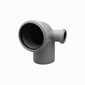 Отвод канализационный d110*87 с выходом 50 (правый) OSTENDORF 866505