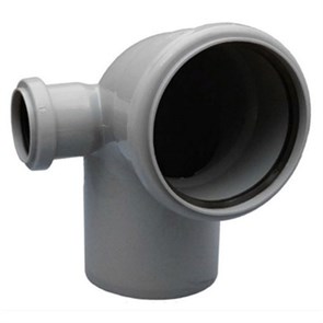 Отвод комбинир. с доп.входом слева 110*45/50 РосТурПласт 860162