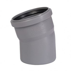 Отвод НТВ 40х15°, цв. белый, Ger 861171